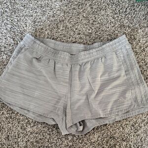 Adidas Women's Light Gray Athletic Shorts